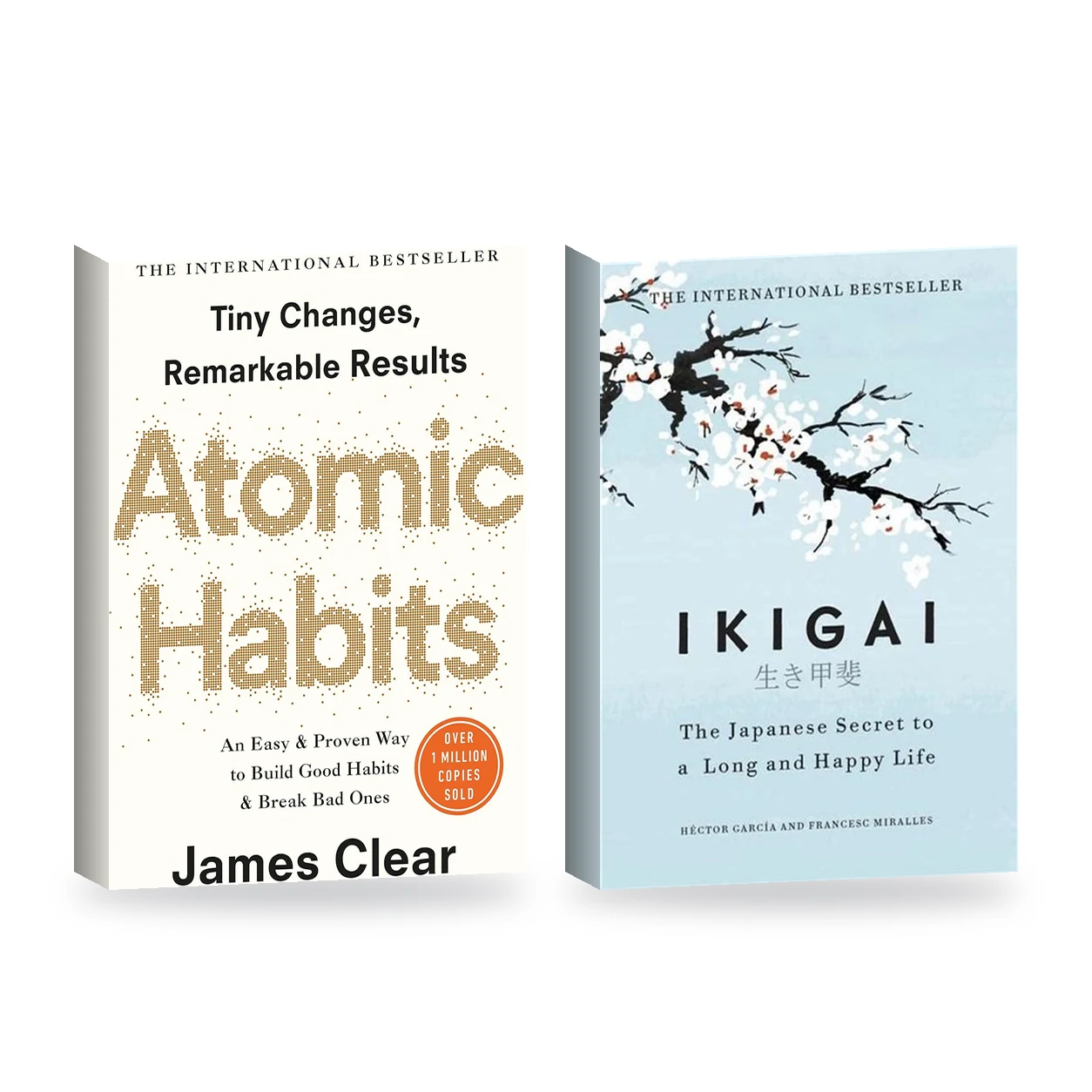 Atomic Habits + Ikigai | Set of 2 Bestselling Self-Help Books