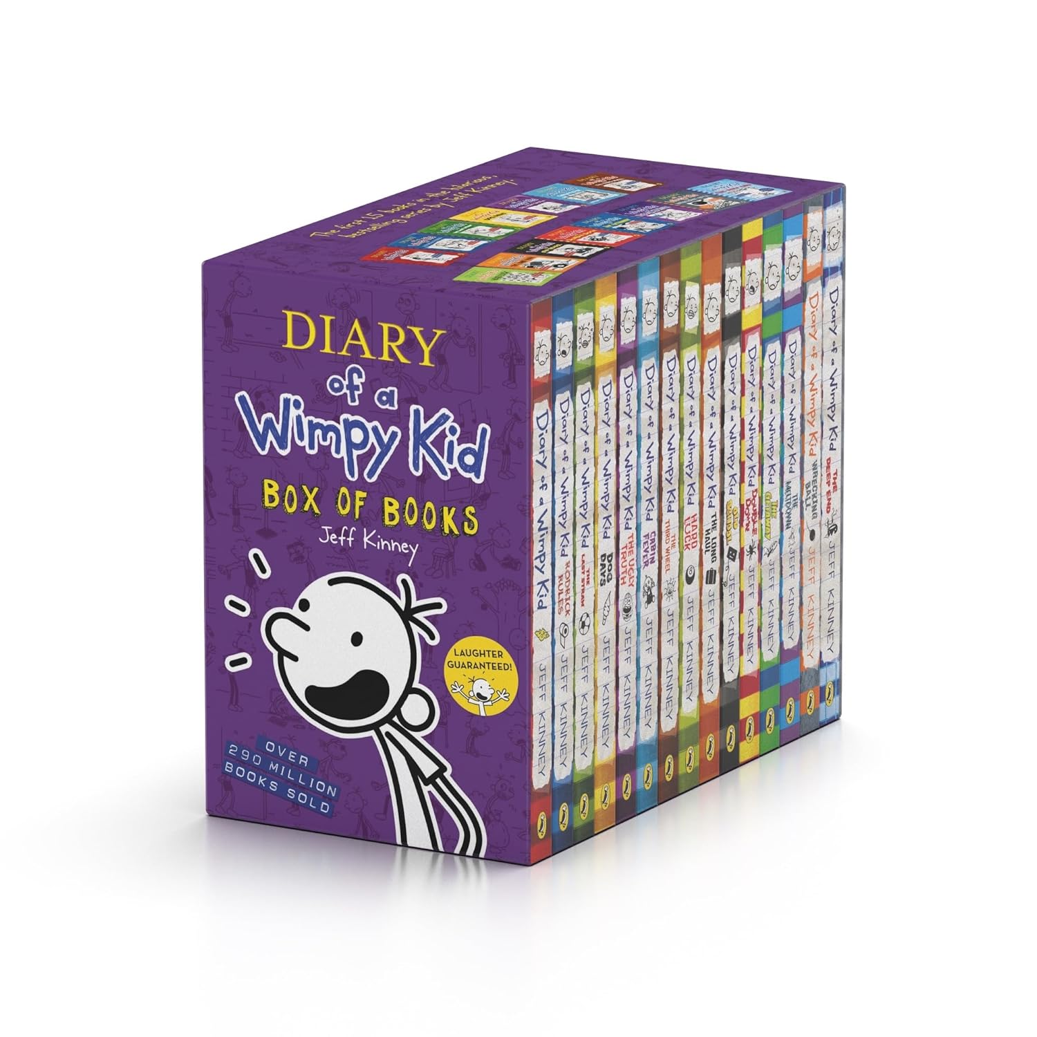 Diary of a Wimpy Kid Box Set (GREEN ) 14 BOOKS