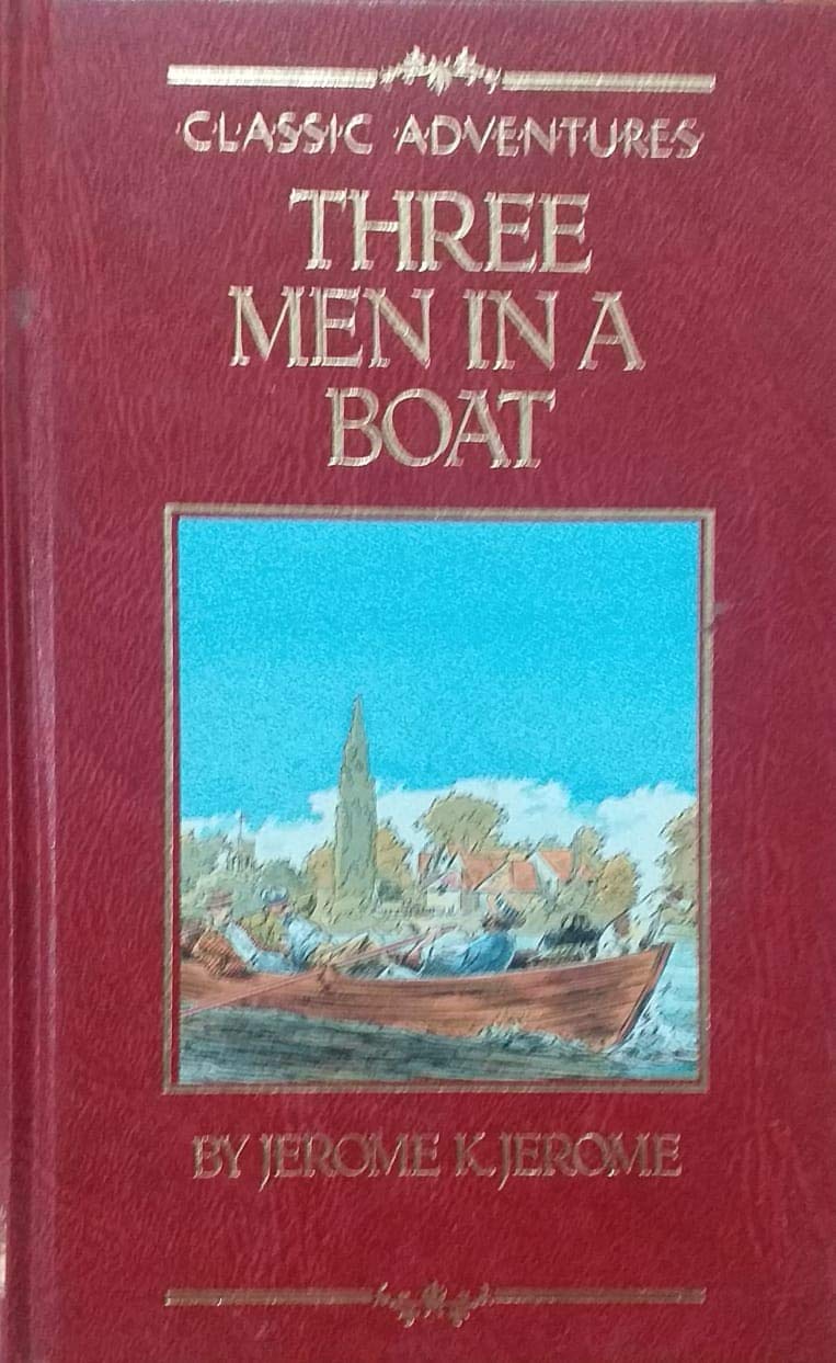 Preloved Hardcover Three Men in a Boat + The Hitchhiker's Guide …