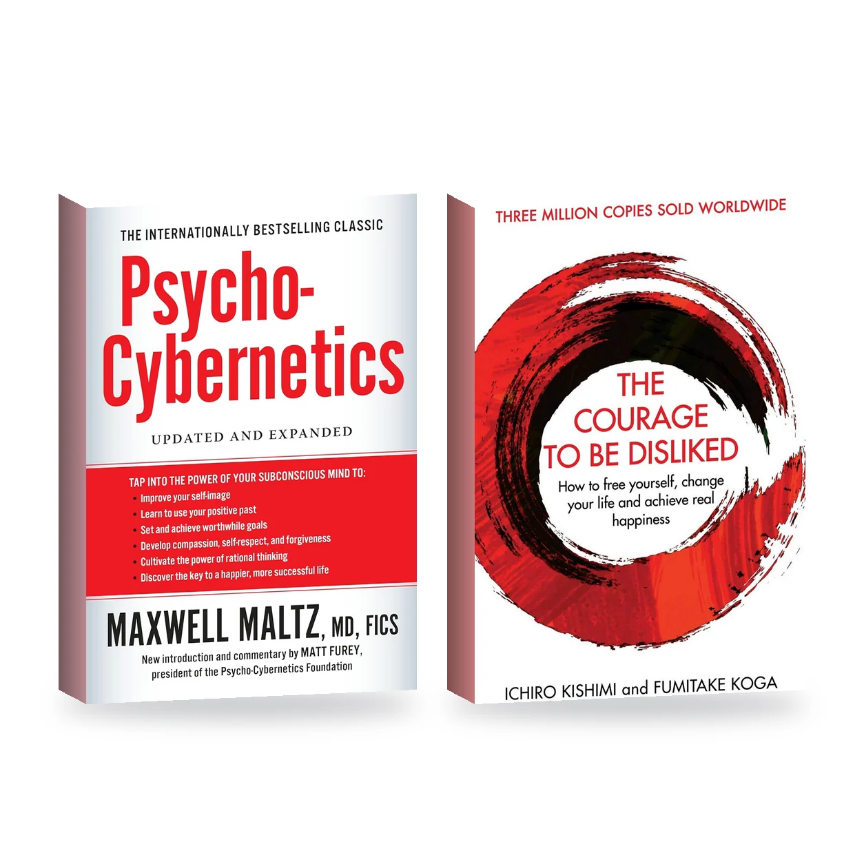 Psycho-Cybernetics + The Courage To Be Disliked | Set of 2 Minds…