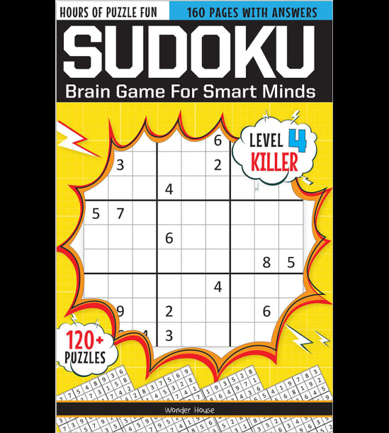 Sudoku - Brain Games For Smart Minds Level 4 Killer : Brain Boos…