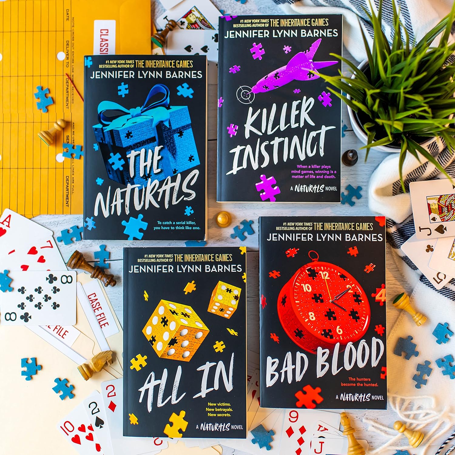 The Naturals 4 books Boxset by Jennifer Lynn + Mrs Funnybones Re…