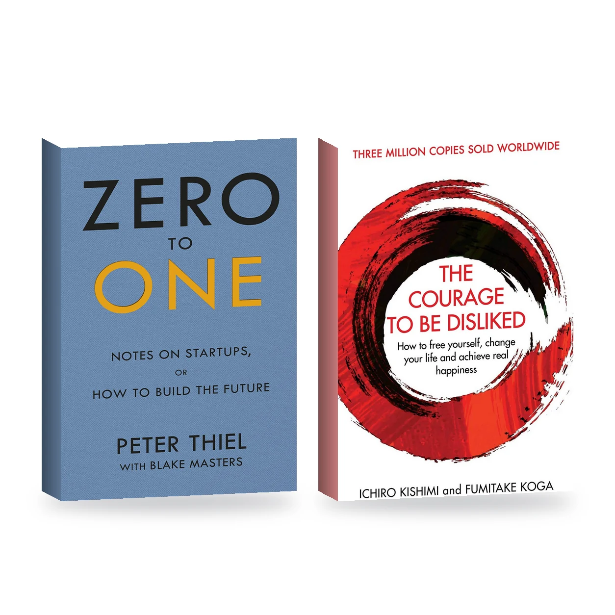 Zero to One + The Courage To Be Disliked | Set of 2 Books