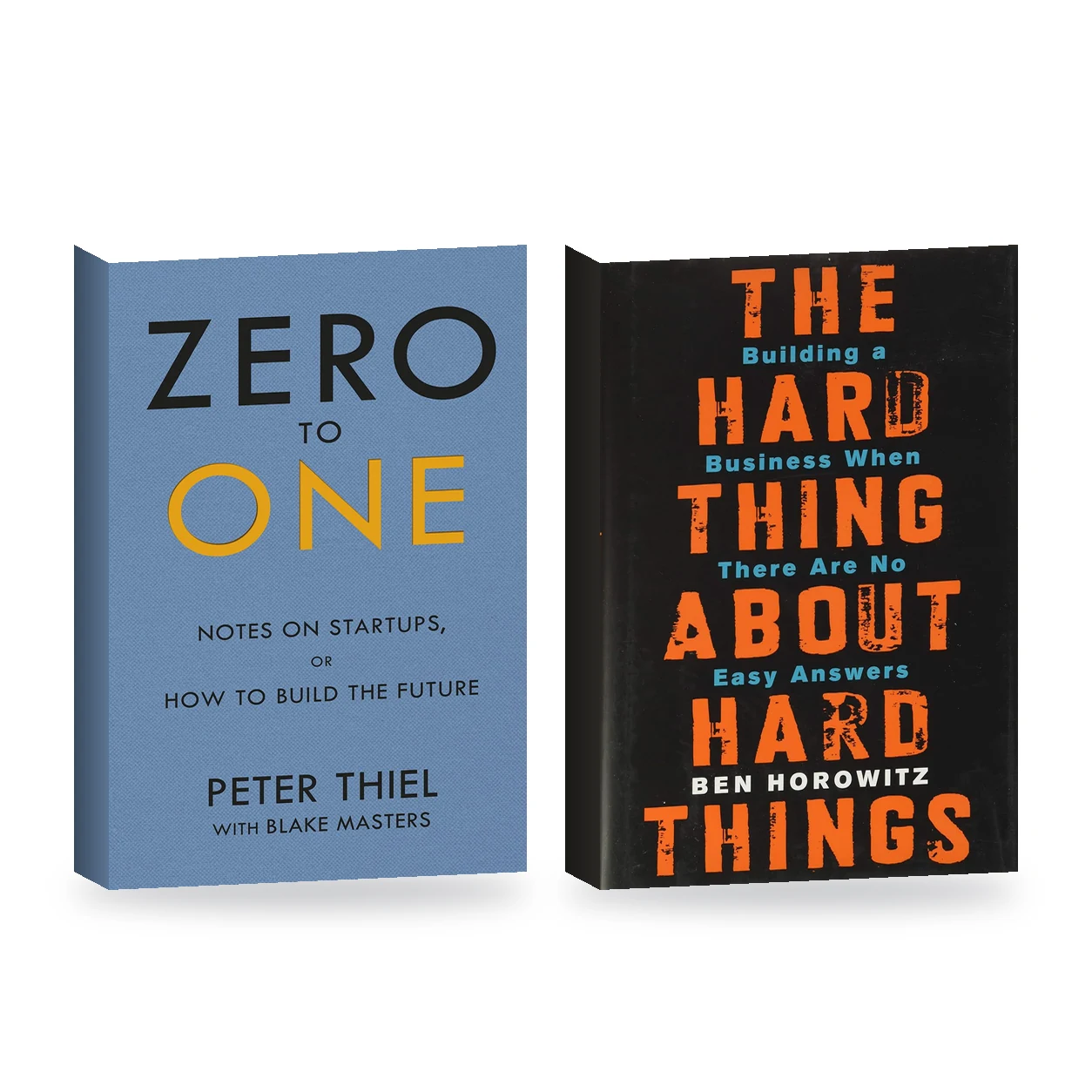 Zero to One + The Hard Thing About Hard Things | Set of 2 Startu…