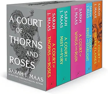 (5 books set) A Court of Thorns and Roses Paperback Box Set by S…
